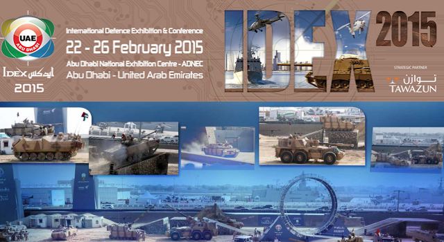 IDEX 2015 International Defence exhibition conference Abu Dhabi UAE United Arab Emirates banner pictures 640 001
